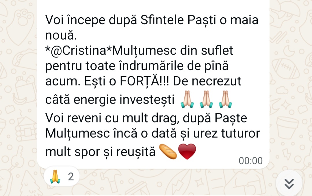Program Maia de la Zero si Paine cu Maia